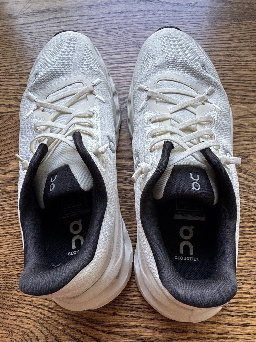 On Cloudtilt Running White and Black Sneakers - worn once - Picture 4 of 10